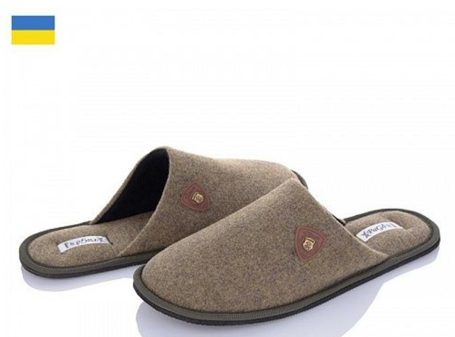 Тапочки мужские закрытые PaGo хаки Одесса - изображение 5