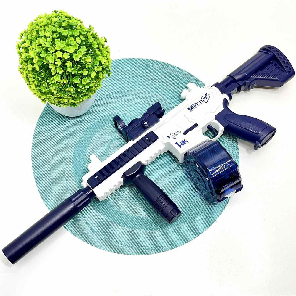 Автомат водяний на акумуляторі з прицілом та глушником Синій (CY018) Чернигов - изображение 1