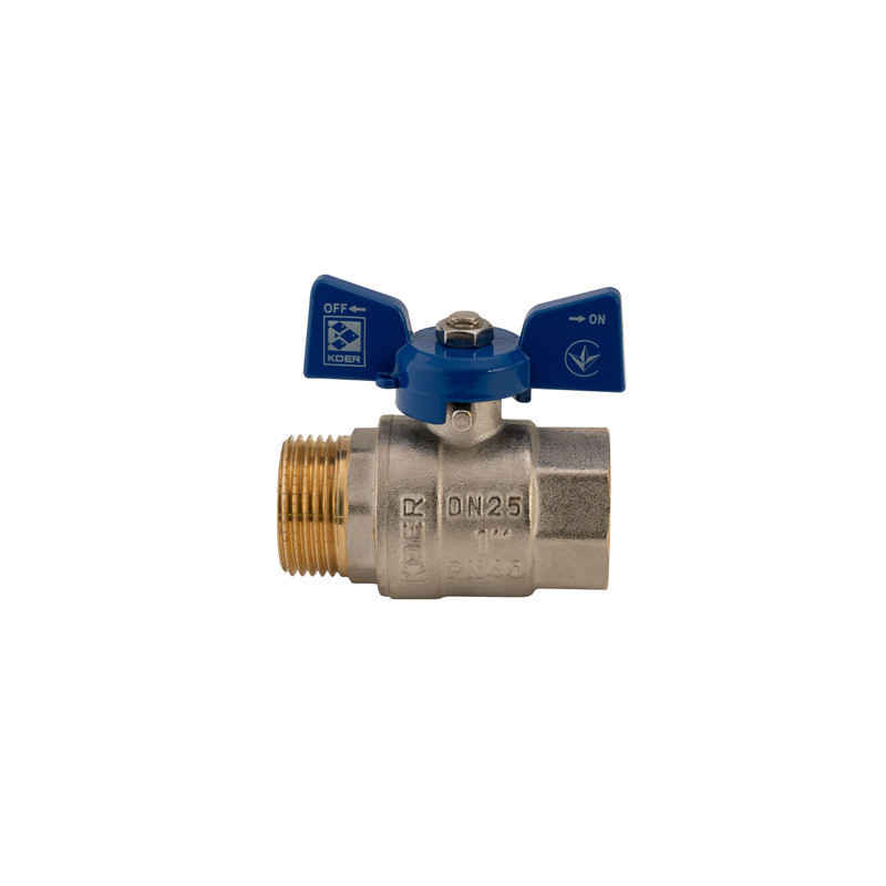 Кран кульовий Koer 1" ГШМ (KR.218.B) синій (KR2721)   ( 24978 ) Харків - фото 5
