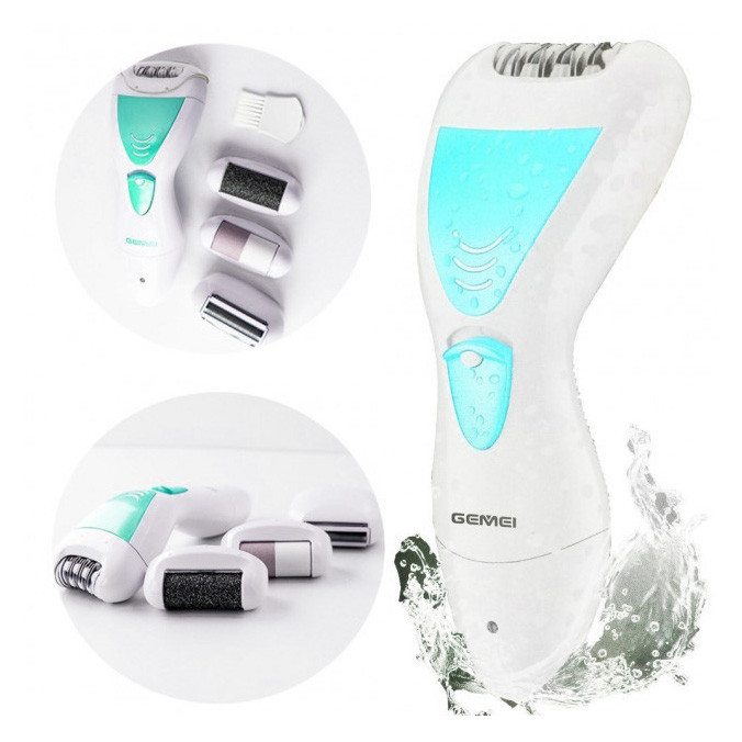 Прибор для удаления мозолей на ногах Gemei, Пилка для педикюра ног Электрический эпилятор пилка ZI-24 Львов - изображение 8