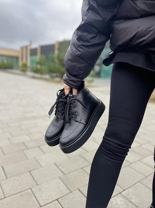 Черевики жіночі SEE SEVEN чорні натуральна шкіра з утепленням 37р.38р.39р. (5308) Коломыя - изображение 8