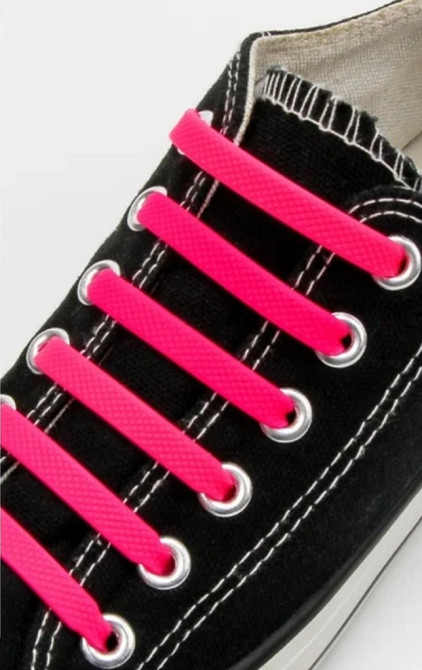 Шнурки силіконові ліниві 12 шт Сміла - фото 1