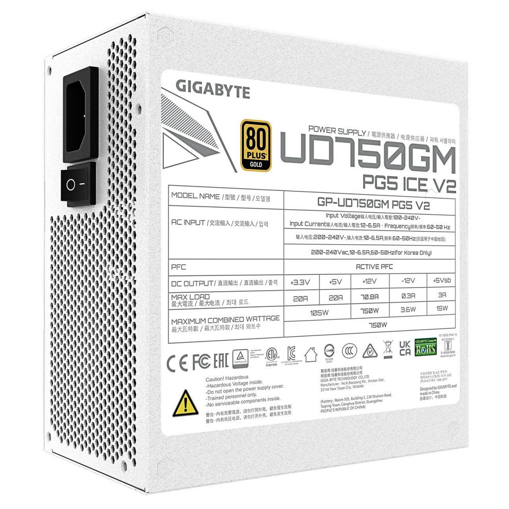 Блок живлення Gigabyte GP-UD750GM PG5 V2 ICE 750W ( 12478 ) Харків - фото 6