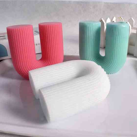 Силиконовая форма для изготовления свечей 8.4 x 8.6 cм 