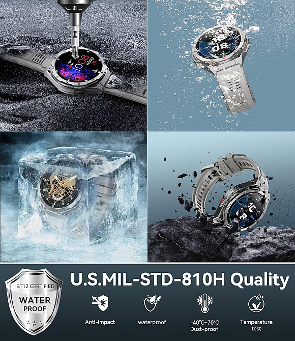 Годинник Oukitel BT12 Grey Винница - изображение 10