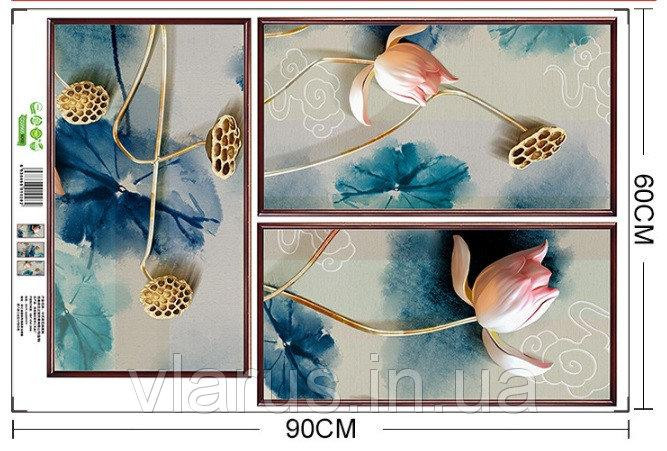 Вінілова наклейка на стіну Квіти Київ - фото 2