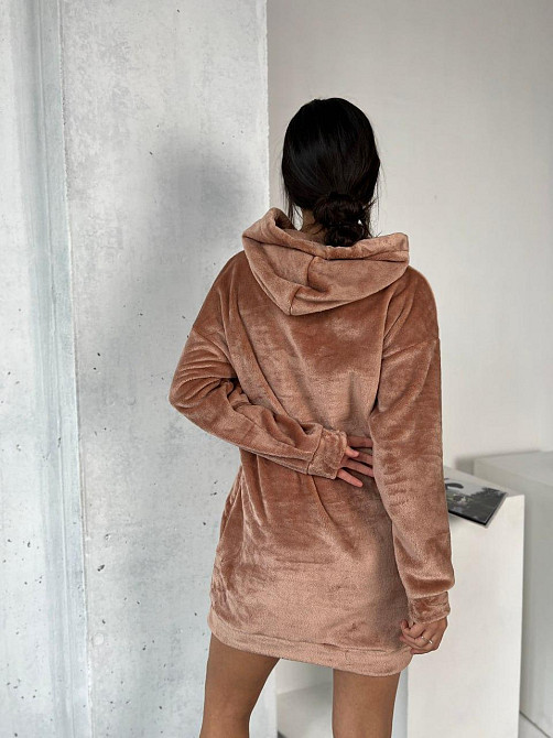 Жіноча тепла зимова туніка сукня двостороння мохра. 42-52р Київ - фото 3