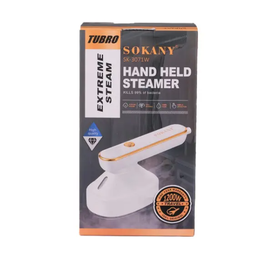 Ручной отпариватель Sokany SK-3071W, 1200 Вт, белый Киев