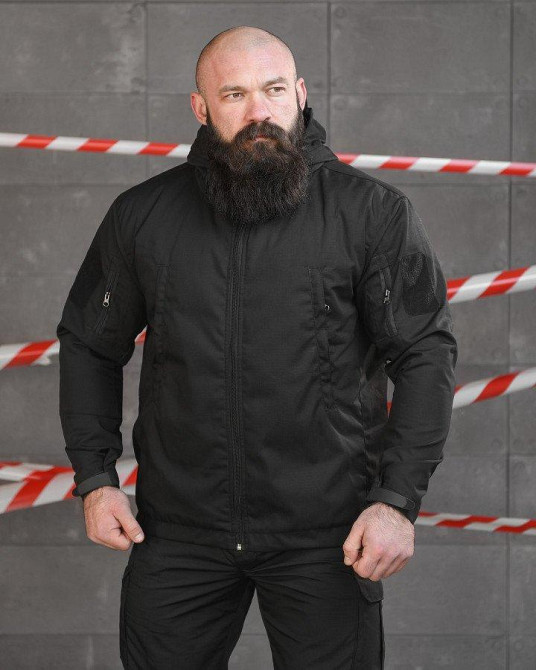 Демисезонная курточка 7.62 REFRAUD черная НП5229 Одесса - изображение 1