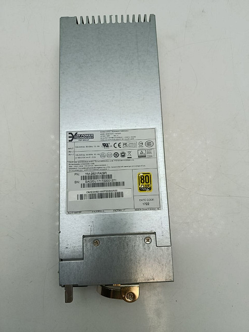 Серверний блок живлення 3Y Power (FSP Group) YM-2821F 820W (товар вживаний) Луцк - изображение 1