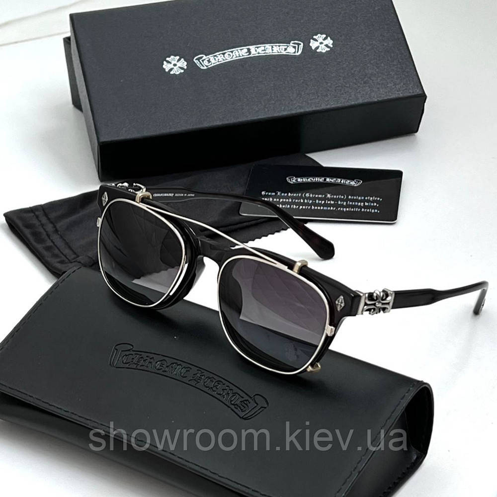 Чоловічі сонцезахисні окуляри Chrome Hearts Pump Me LUX Київ - фото 1
