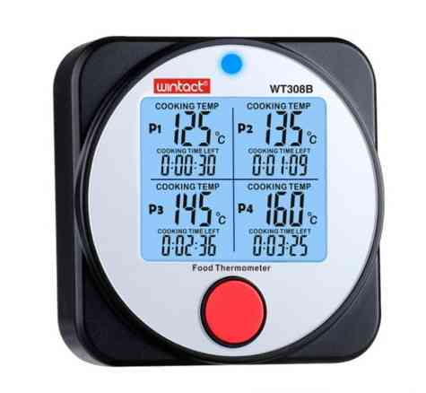 Термометр пищевой электронный 4-х канальный Bluetooth, -40-300°C WINTACT WT308B Чернигов