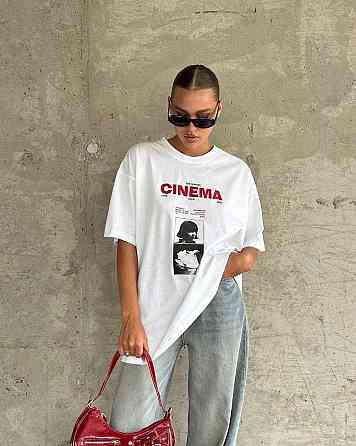 Футболка жіноча з принтом  44 Біла 2634325139 Дніпро