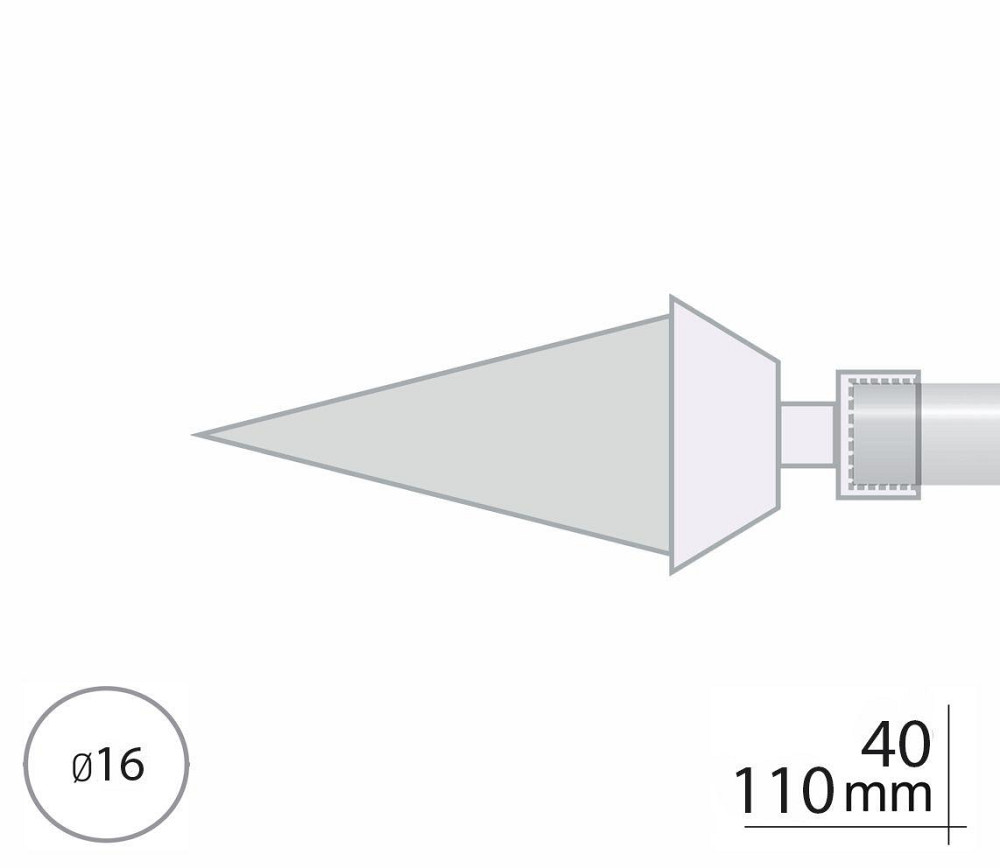 Закінчення для карнизу Orvit СПИС 16 мм АНТИК - ЗОЛОТО МАТОВЕ Львов - изображение 2