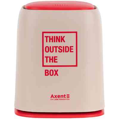 Кошик для паперів Axent Настільний контейнер для сміття, прямокутний, персиковий (2133-42-A) Вінниця