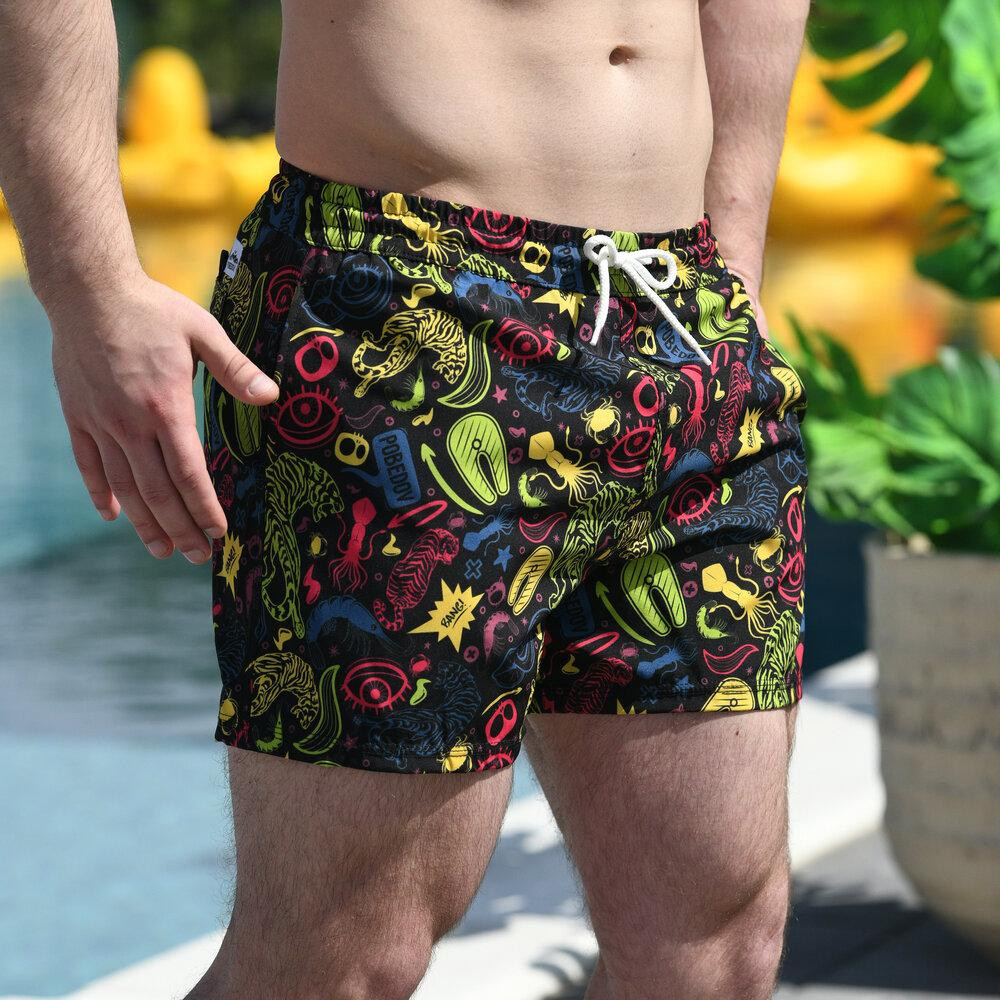 Плавальні шорти чоловічі Pobedov Pool day Tigr i oko Київ - фото 2