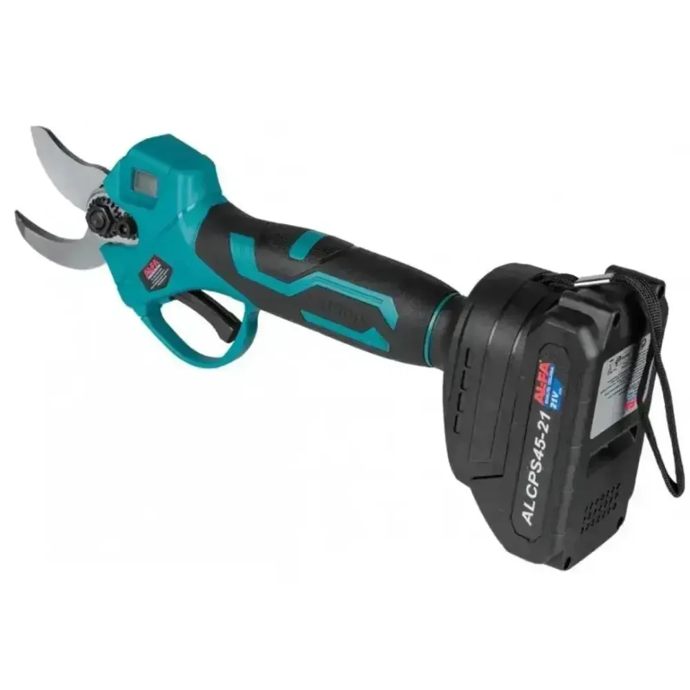 Секатор садовий акумуляторний ALFA ALCPS45-21 – 21V, 2.0Ah, зріз 30 мм, у кейсі Львів - фото 7