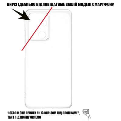Чохол до мобільного телефона BeCover Silicone Oppo A5x 4G/5G Transparent (713789) Вінниця - фото 6