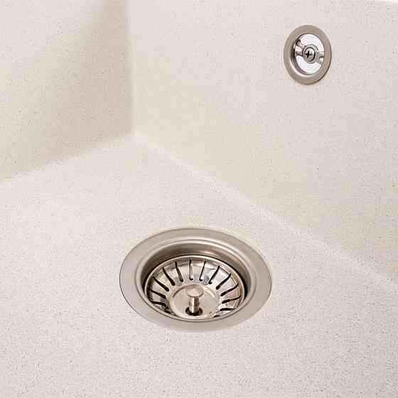 Гранітна мийка VALESO 5850 REYNA матова Біла в крапку Коломыя