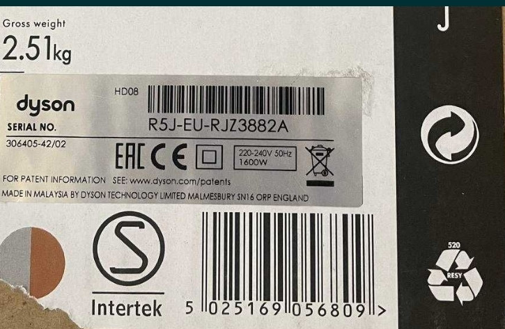 Фен- для волос Dyson Supersonic HD08 Original Киев - изображение 1