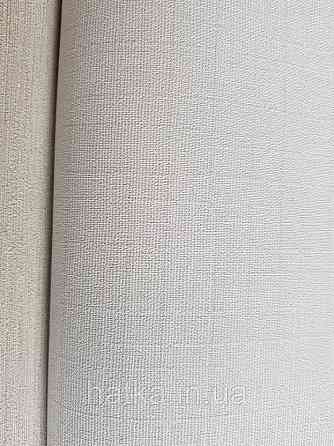 Шпалери вінілові на флізелін Marburg Tango 58862 однотонні світло бежеві тонка смужка, клітка 10.05х0.70 м. Київ