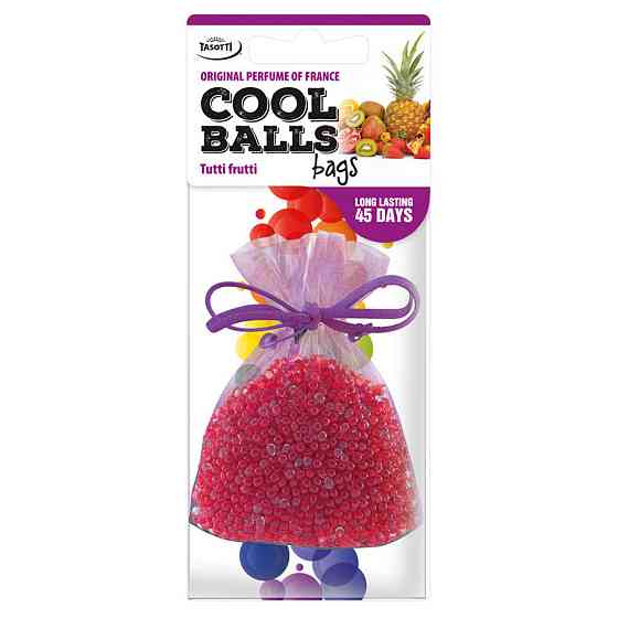 Ароматизатор для авто мішочок "Cool Balls" Tutti Frutti (Тутті Фрутті) 25г Tasotti Київ