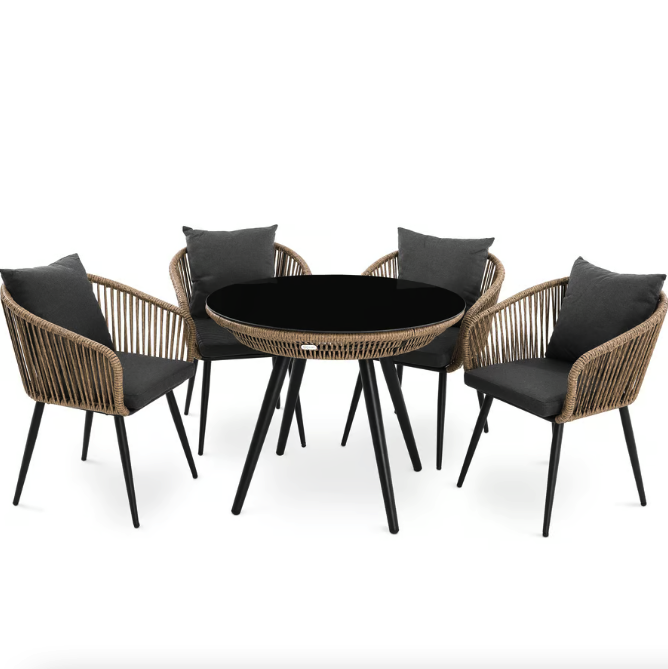 Комплект садових меблів Di Volio Rieti бежевий, сірий Киев - изображение 1