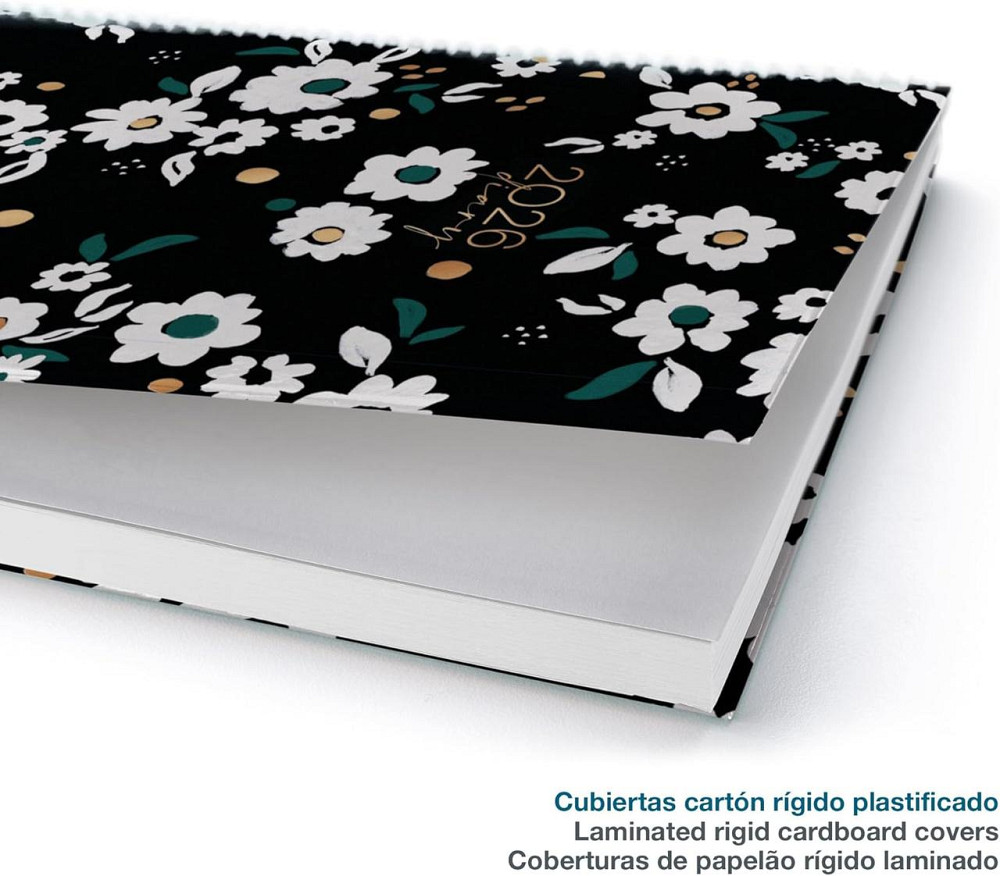 Планер Miquelrius Calendar 2026 Day to a Page A5+ 155×213 мм Чорний Garden спіраль тверд. картон 80 г/м² щоденний КАЛЕНДАР СВЯТ Київ - фото 5