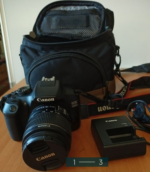 Фотоаппарат: Canon EOS 1300D Kit 18-55 Киев - изображение 1