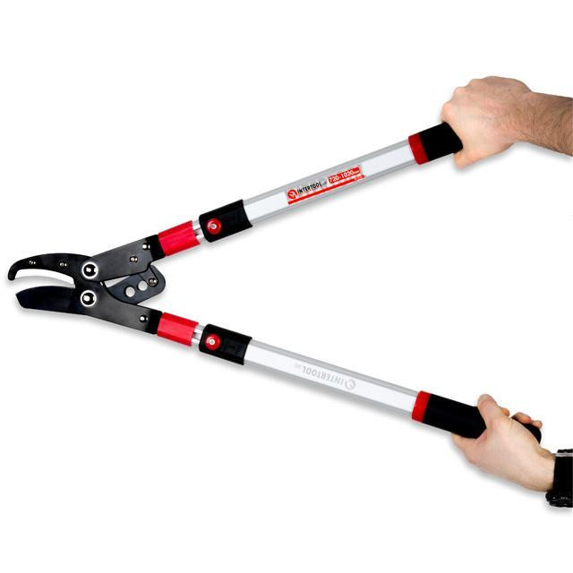 Сучкоріз садовий для обрізання гілок, 680-1020 мм, телескопічні ручки INTERTOOL FT-1116 Киев - изображение 10