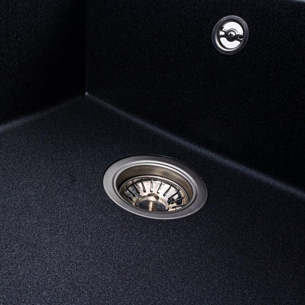 VALESO Гранітна мийка VALESO CALYPSO 7950 матова Карбон Київ - фото 5