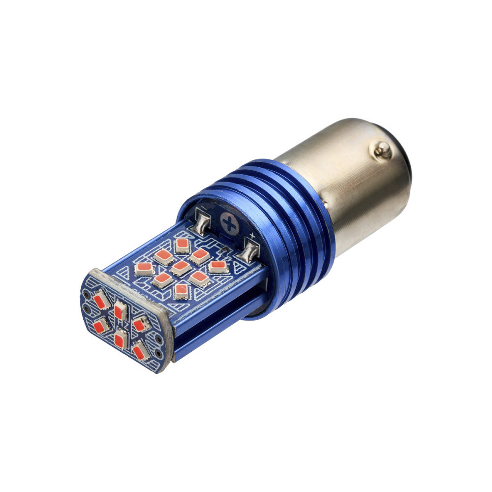 Світлодіодна лампа TBS T25/5 24 діода 2016 SMD (PR21/5) RED 12V Харків - фото 1
