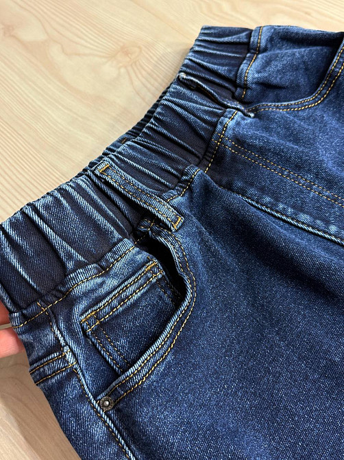 Джинсы женские Vanver 8338 утепленные на флисе MOM jeans синие бананы, синий, 28, 28, 76 см, 99 см Киев - изображение 5