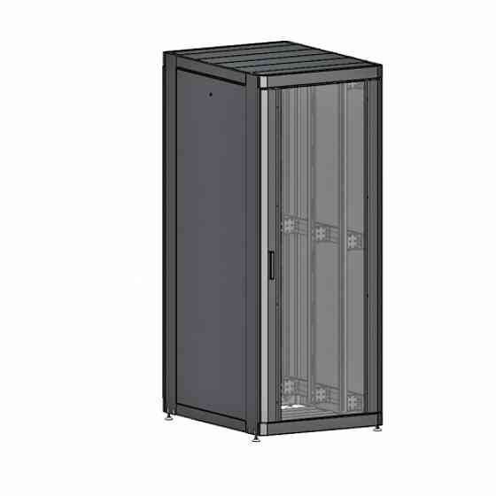 Шафа серверна CMS 42U 800 х 1055 UA-MGSE42810PG з перфорованими дверима для мережевого обладнання Київ