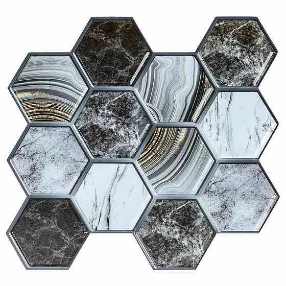 Декоративна самоклеюча плитка Соти Київ