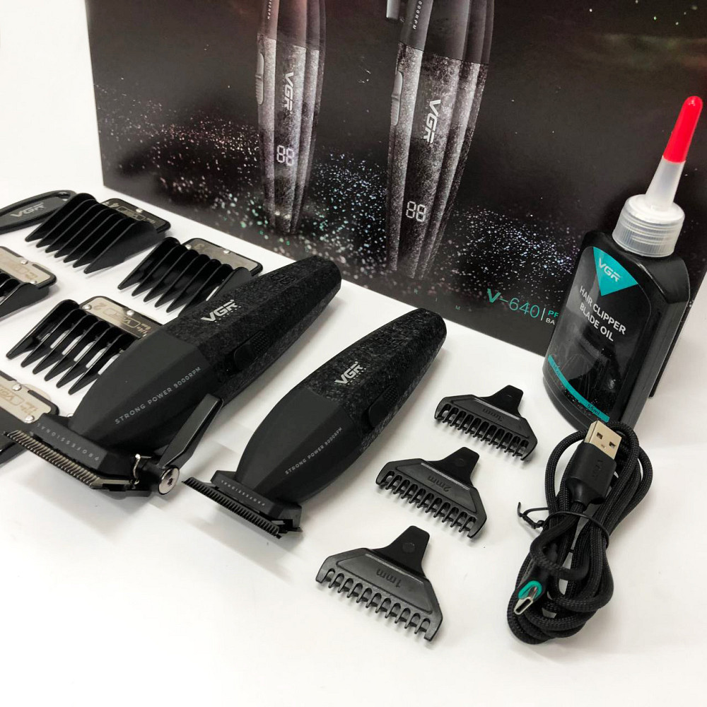 Машинка для стрижки хороша VGR V-640, Електронна машинка для стрижки Профі волосся BX-69 Львів - фото 3