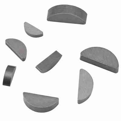 Набір шпонок півколо 80 шт. (8 видів) Мукачево