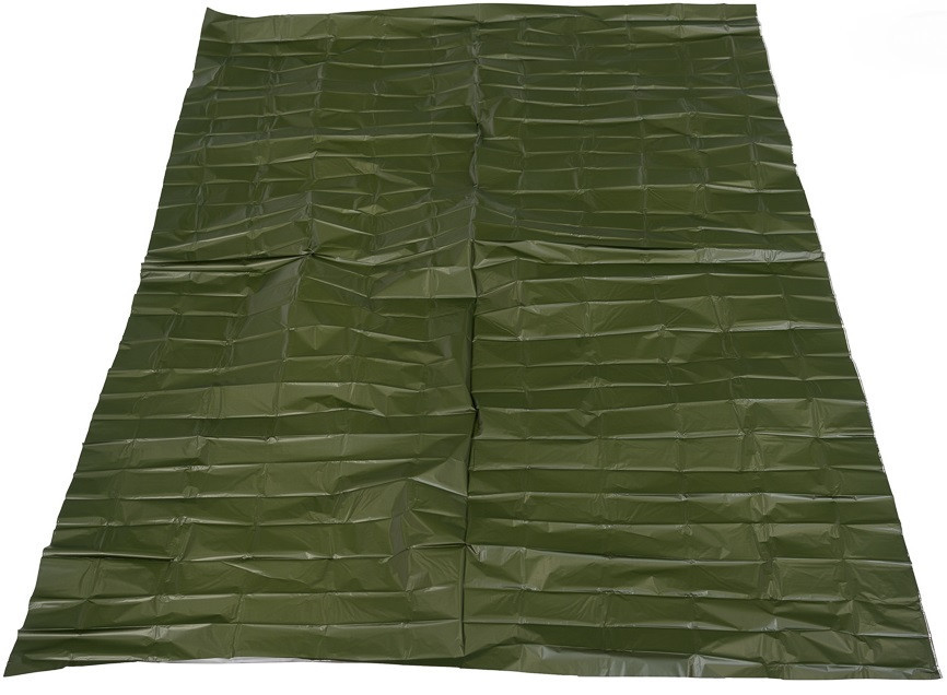 Універсальна Ковдра термофольга рятувальна 215х130 см Mil-Tec від Sturm (16024500) Olive Нововолинськ - фото 3