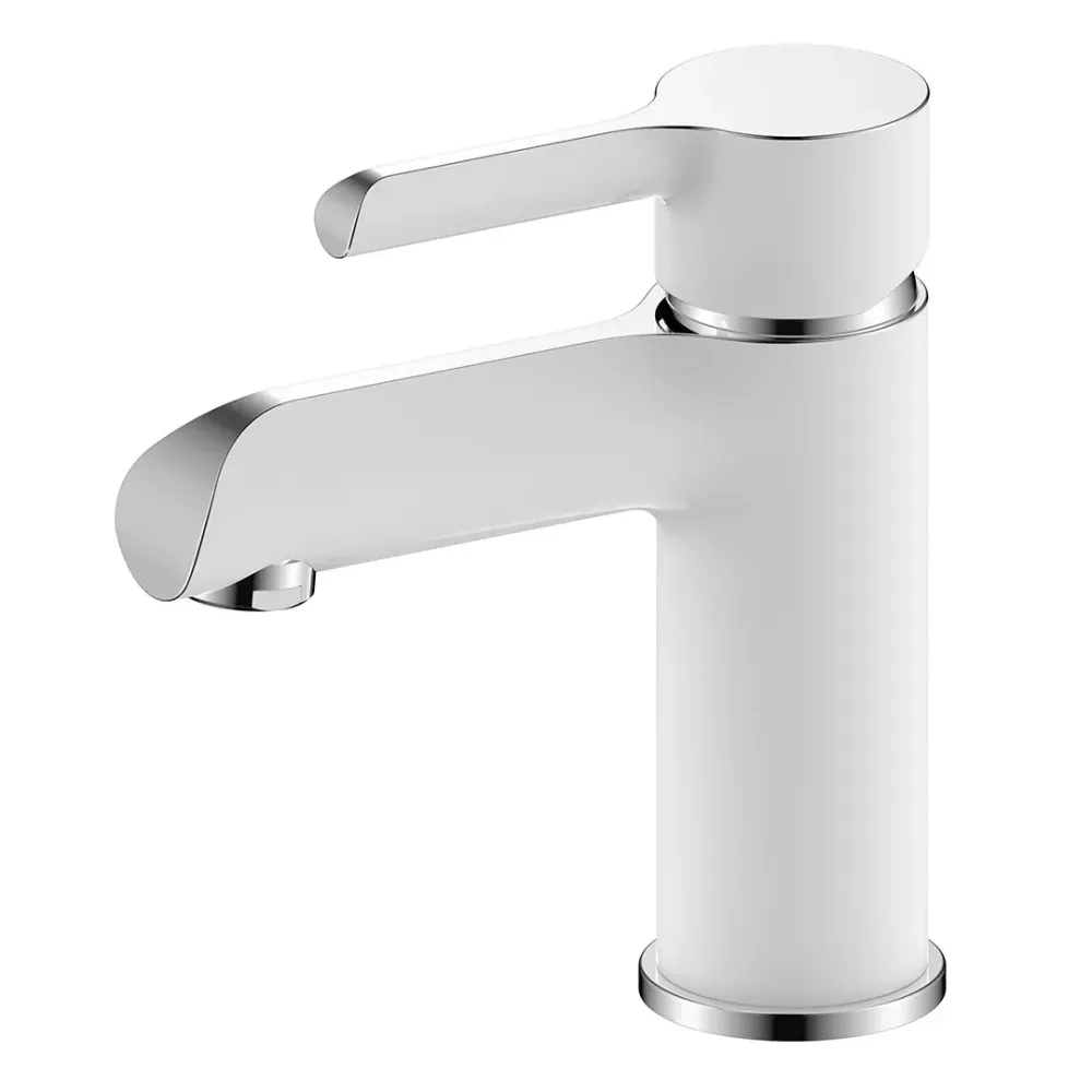 Змішувач для умивальника GAPPO G1003-8 білий/хром Київ - фото 1