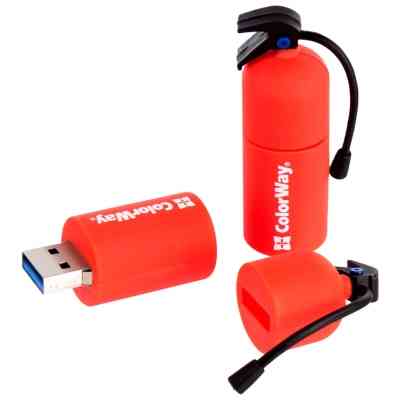 USB флеш накопитель ColorWay Fire 64 GB USB 3.0 Red (CW-USBFE64) Винница