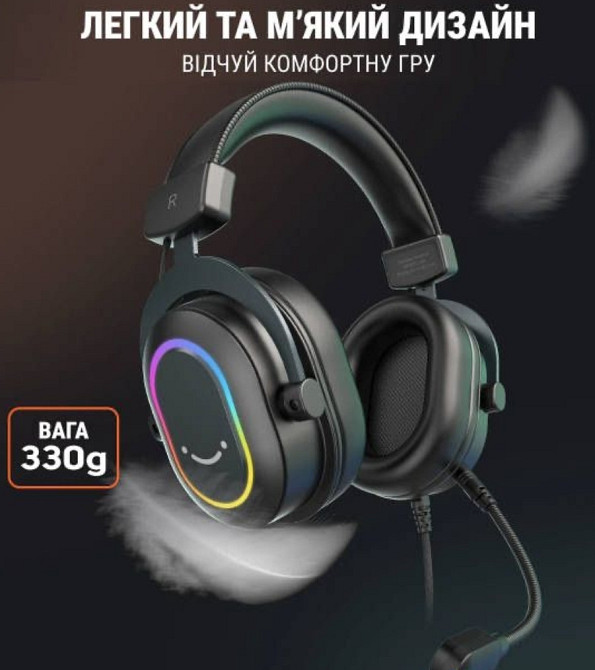 Наушники Геймерские игровые: 2024 FIFINE AMPLIGAME H6. Харьков - изображение 4