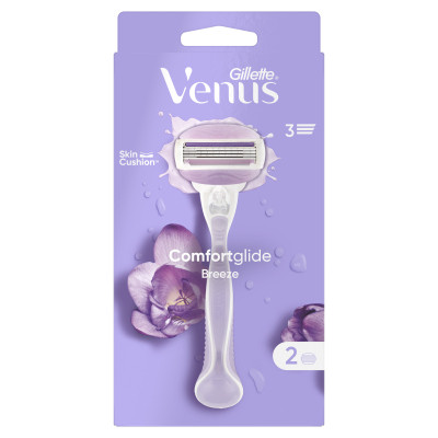 Бритва Gillette Venus ComfortGlide Breeze с 2 сменными картриджами (7702018886166) Винница - изображение 2