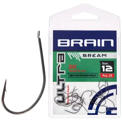Крючок Brain Ultra Bream 12 (20шт/уп) (1858.52.58) Винница