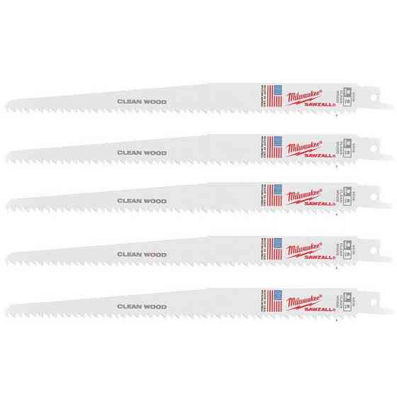 Полотно для шабельних пил MILWAUKEE 230х4,2мм, (5шт), (деревина, пластик) Одесса