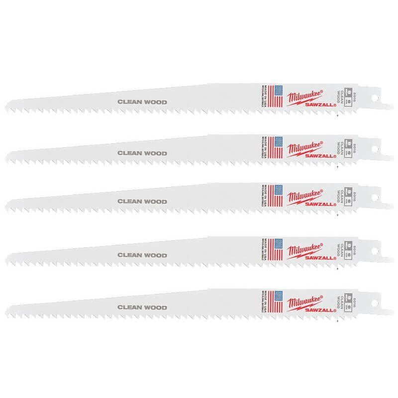Полотно для шабельних пил MILWAUKEE 230х4,2мм, (5шт), (деревина, пластик) Одесса - изображение 1
