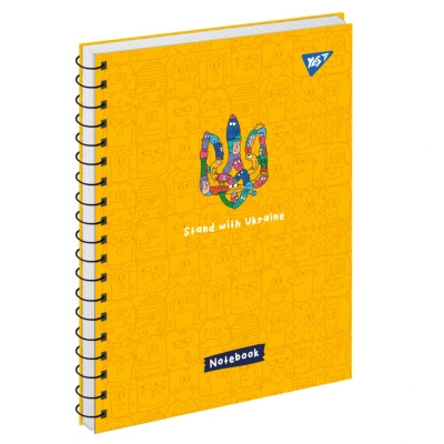 Зошит Yes А5 Stand with Ukraine 80 аркушів клітинка (151969) Вінниця - фото 1