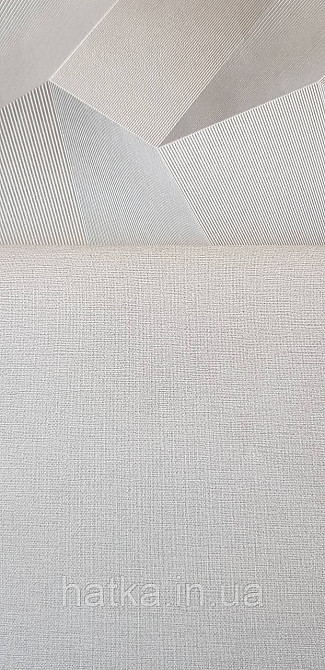 Шпалери метрові вінілові на флізеліні Sintra Vila однотонні тонка смужка під тканину світло-сірі 534731 Київ - фото 1