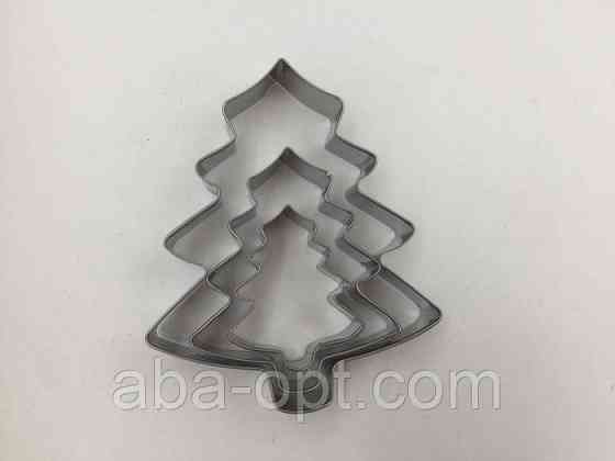 Набір вирубок з нержавіючої сталі Ялинка (3 шт) Одеса