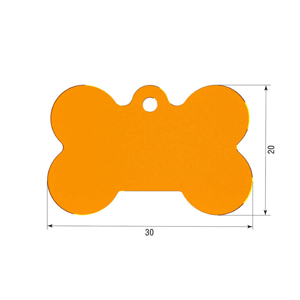 Адресник для собаки Orange 38x25мм Київ - фото 4