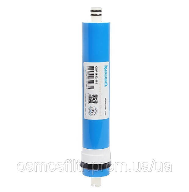 Мембрана Ecosoft 100GPD для домашніх фільтрів зворотного осмосу (CSV1812100ECO) Київ - фото 2